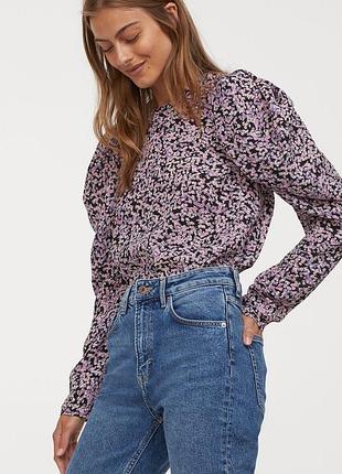 Блуза в квітковий принт