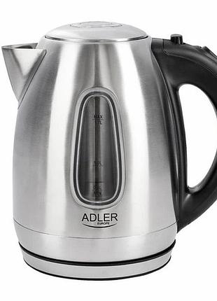 Електрочайник металевий adler ad 1223 1.7л 2200вт з підсвіткою для дому та офісу
