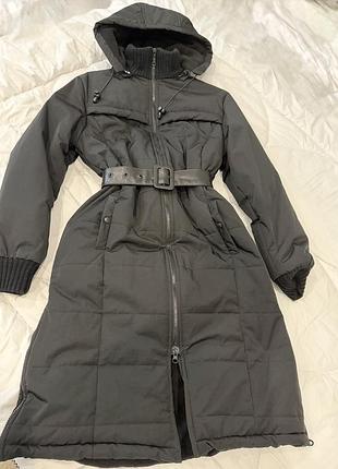 Пуховик пальто тренч зимове тепле куртка