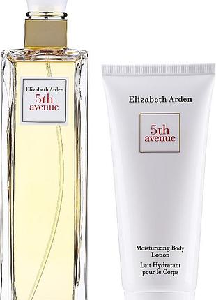 Набор elizabeth arden 5th avenue 125 ml парфюмированная вода + 100 ml лосьон для тела