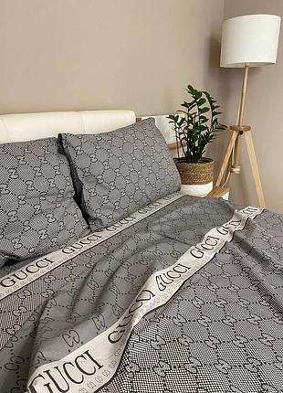 🏠🏠 постельные гуси серый