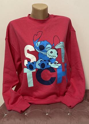 Світшот тепленький рожевий зі стічем дісней s/ m