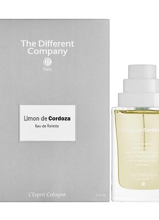 Оригинал the different company limon de cordoza refillable 100 ml туалетная вода