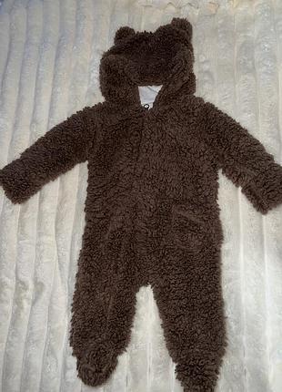 Теплий комбінезон 0/3 місяців унісекс