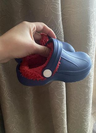 Шльопки утеплені аля крокси