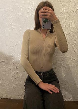 Кофтинка боді на замочку жіноча