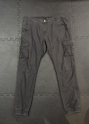 Брюки карго - 72d denim (size l) цвет серый