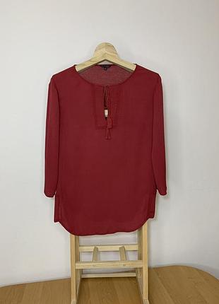 Massimo dutti оригінал  вишнева блузка