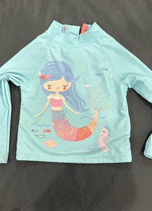 Лонгслів для купання на дівчинку 2-3 роки