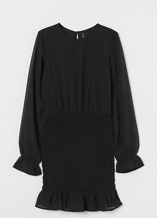 Стильна сукня чорна від h&m m/l 7