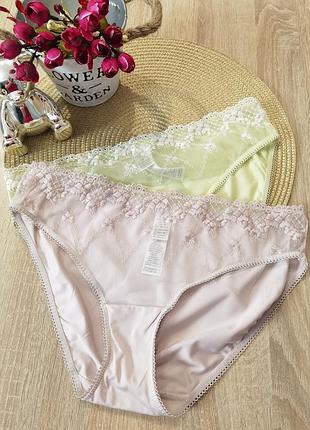 Комплект брендових тонких трусиків розміру m