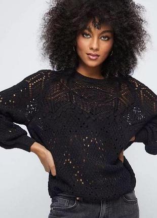 Стильна красива ажурна кофта trikobahx