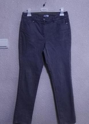 Джинсы узкие женские серые,размер w29 (44-46размер) от damart