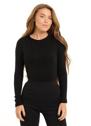 Боди pobedov juno женское черное