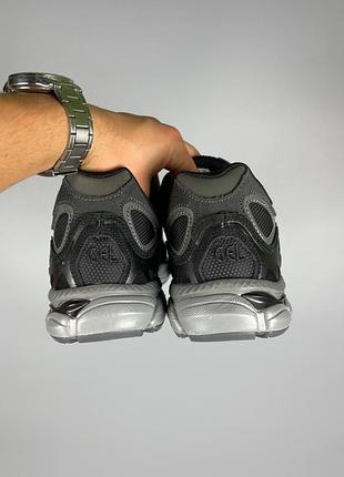 Якісні чоловічі кросівки asics gel-nyc black&grey (gore-tex)