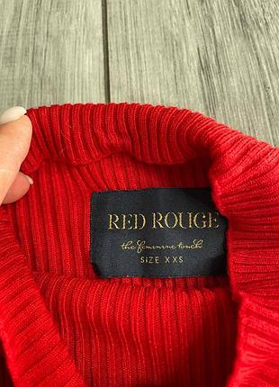 Яскравий гольф в рубчик red rouge 3