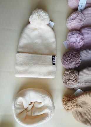 Набор зимний на флисе шапка и хомут