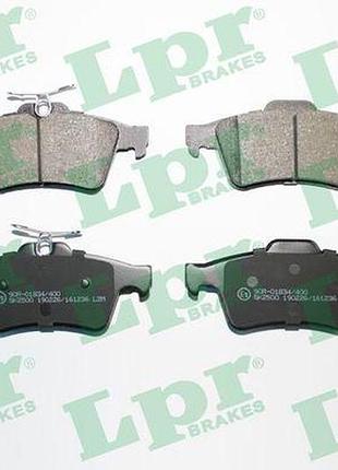 Колодки тормозные дисковые задн mazda 3 ліфтбек (bk) 1.6 1999.09-2009.12 lp 05p1236