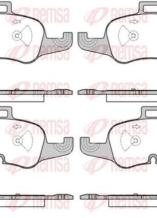 Колодки тормозные дисковые (комплект 4 шт) передн audi tt (fv3, fvp) 2.0 tts quattro 2014.11- rs 1653.00