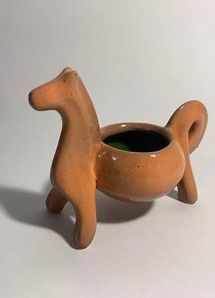 Сільничка коник, сільничка кераміка, коник, кінь керамічний
