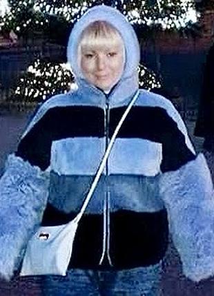 Полушубок из меха альпаки. шубка. шуба