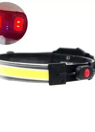 Світлодіодний ліхтар для роботи на голові, водонепроникний ліхтарик, ліхтарик налобник wh-27