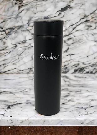 Умный термос с функцией индикации температуры unique un-1006 500 мл, хороший термос для чая qt-69