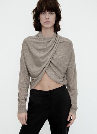 Zara легкий жіночий сверт на запах