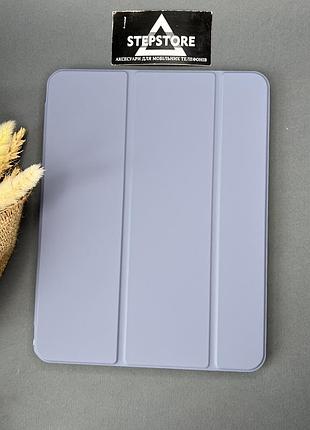 Чохол книжка smart clear case для ipad pro 11 2 / 3 / 4 прозорий матовий слот відділ під стилус apple pencil сіро-блакитний