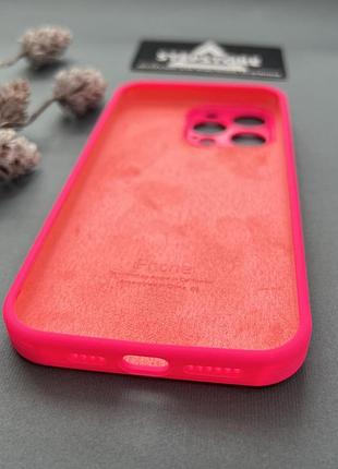 Чохол silicone case для iphone 15 pro full camera з мікрофіброю закритим низом камерою 2