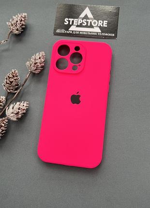 Чохол silicone case для iphone 15 pro full camera з мікрофіброю закритим низом камерою 3