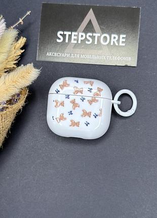 Чехол для apple airpods 4 с принтом карабином глянцевый противоударный