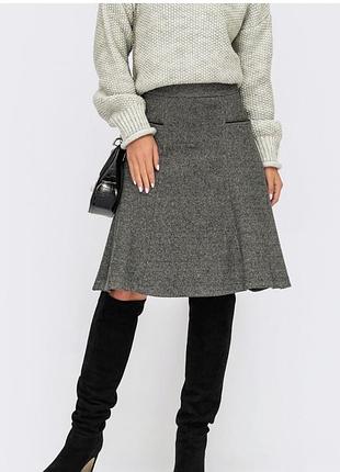 Вовняна спідниця годе caroll