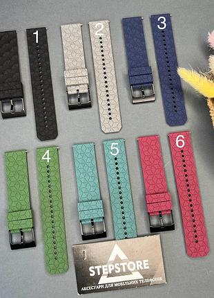 Ремінець геометричний для realme watch 2 pro силіконовий на класичній застібці