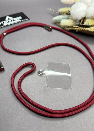 Шнурок на шию довгий регулюється для телефона iphone samsung xiaomi oppo poco ремінець під чохол
