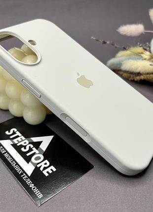 Чохол для iphone 17 silicone case з мікрофіброю силіконовий протиударний 26. світло-сірий (stone)
