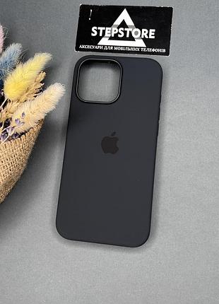 Чохол silicone case для iphone 16 pro з magsafe без швів із закритим низом 3