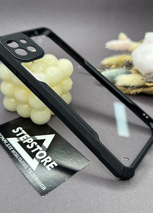 Чохол протиударний для samsung a12 а125 / m12 м125 прозорий закритий камера чорний