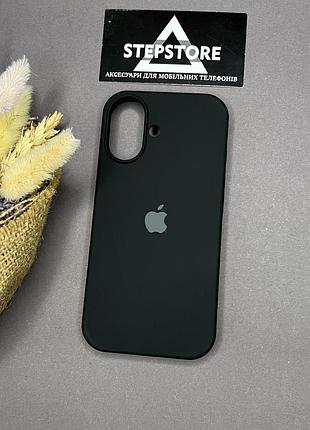Чехол для iphone 17 silicone case с микрофиброй силиконовый противоударный 4