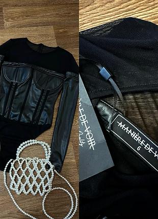 Боди корсетное на чашечках брендовое