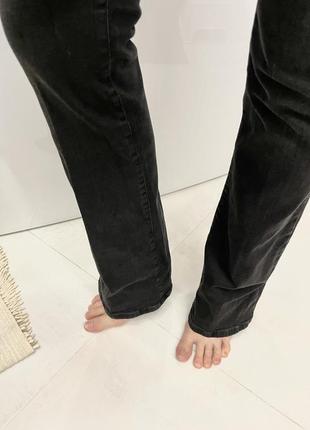 Темно-сірі джинси кльош naf-naf p.388 фото