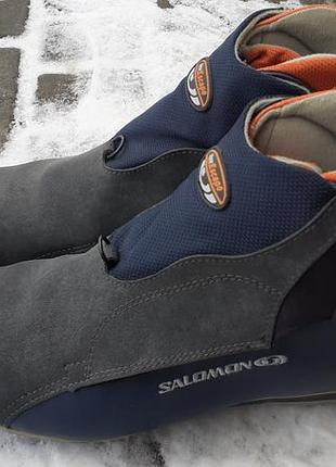 Беговые лыжные ботинки salomon escape 5. р-р eu 45,ст 28,5см.