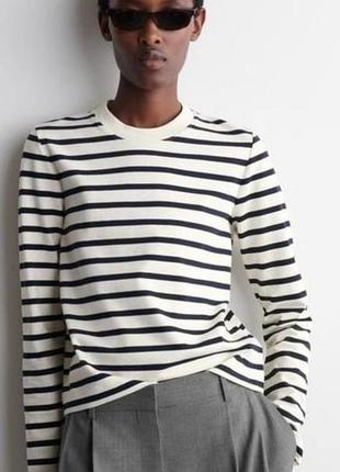 Лонгслив, тельняшка, котон