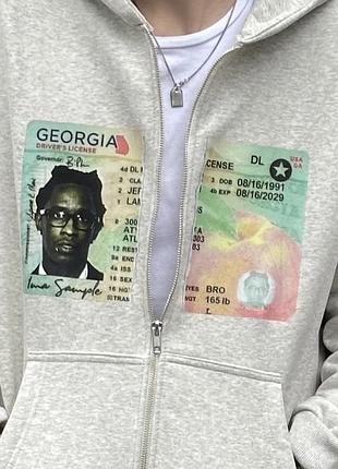 Оверсайз зіп-худі young thug edition by rawhstl