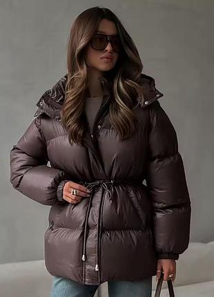 Куртка демісезонна коричнева