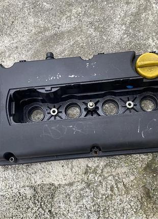 Клапанная крышка opel astra h/zafira b 1.6 z16xep, оригинал, б.у., 55556284