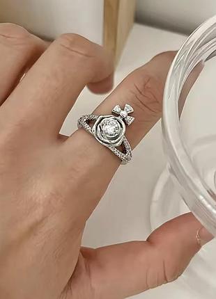Каблучка кільце vivienne westwood з камінцями