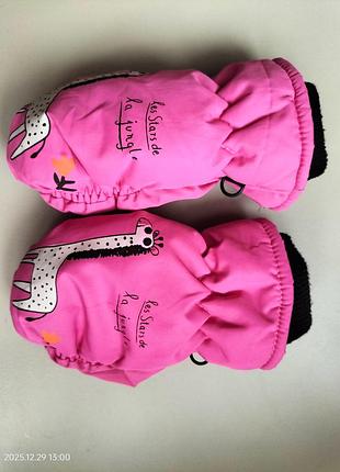 Рукавички краги для дівчинки на 2-3 роки