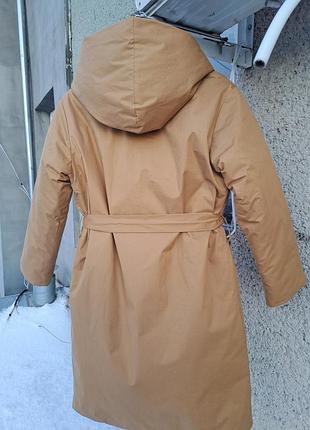 Зимнее женское пальто - наполнитель конопляное волокно s