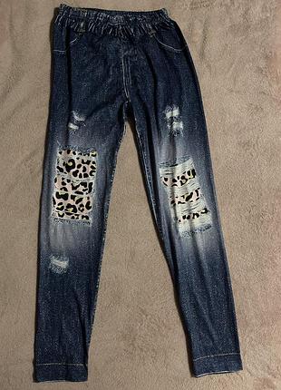 Костюм для дівчинки shein (розмір 12y / 152 см) — світшот та легінси